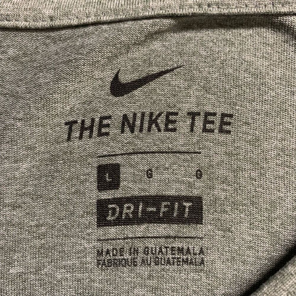 The Nike tee shirt mens large raiders football gray athletic dri fit - Picture 4 of 8